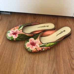 Sparky Glitter Slip Ons, Beverly Feldman Size 9